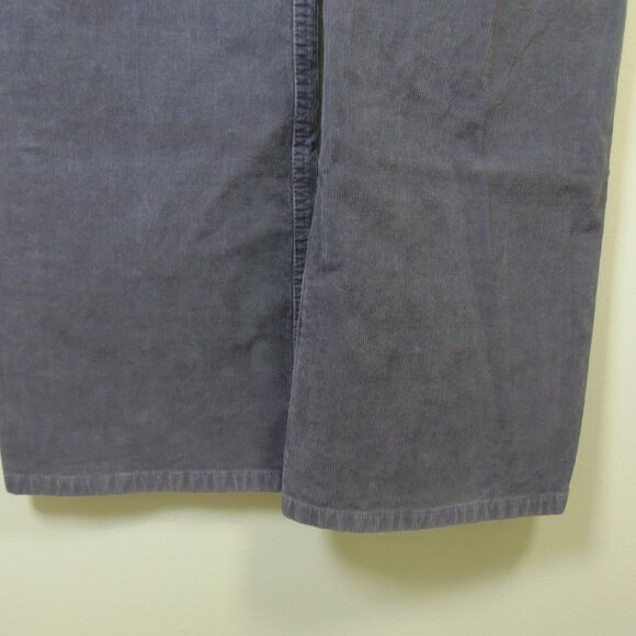J Crew Gray "Favorite Fit" Corduroy Pants 32R VINTAGE Hipster Bootcut These sla - Picture 11 of 11